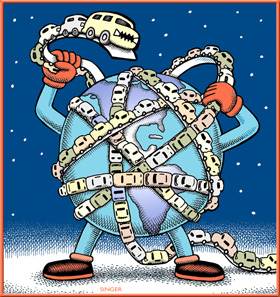 Singer - Cars Around The Earth