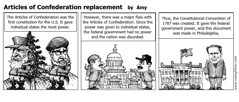 Articles Of Confederation Replacement The Funny Times