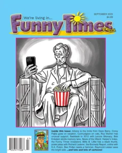 cover of september 2025 funny times