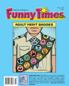 cover of april 2026 funny times