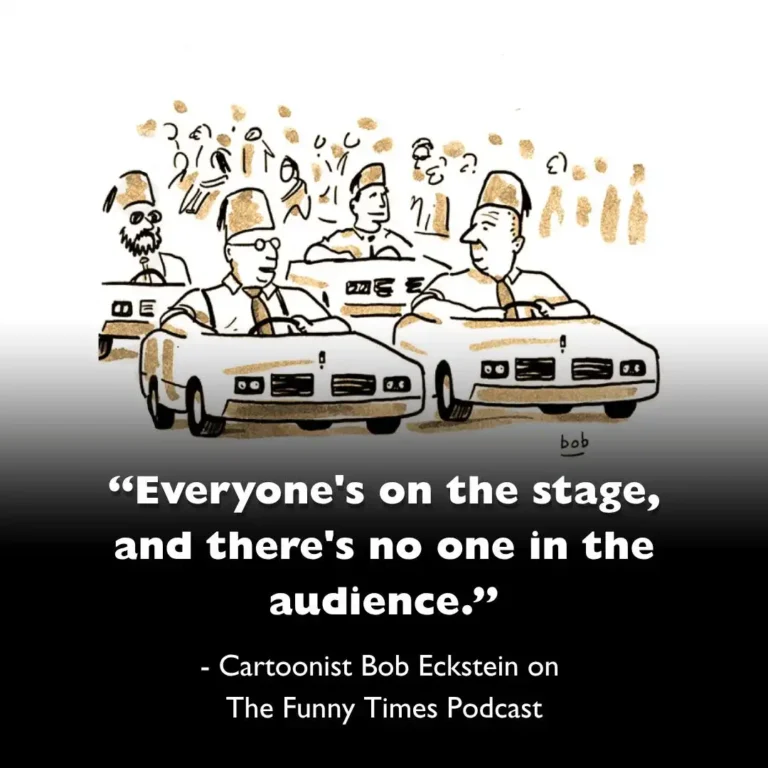 Cartoonist Corner: Bob Eckstein and Lenore Skenazy