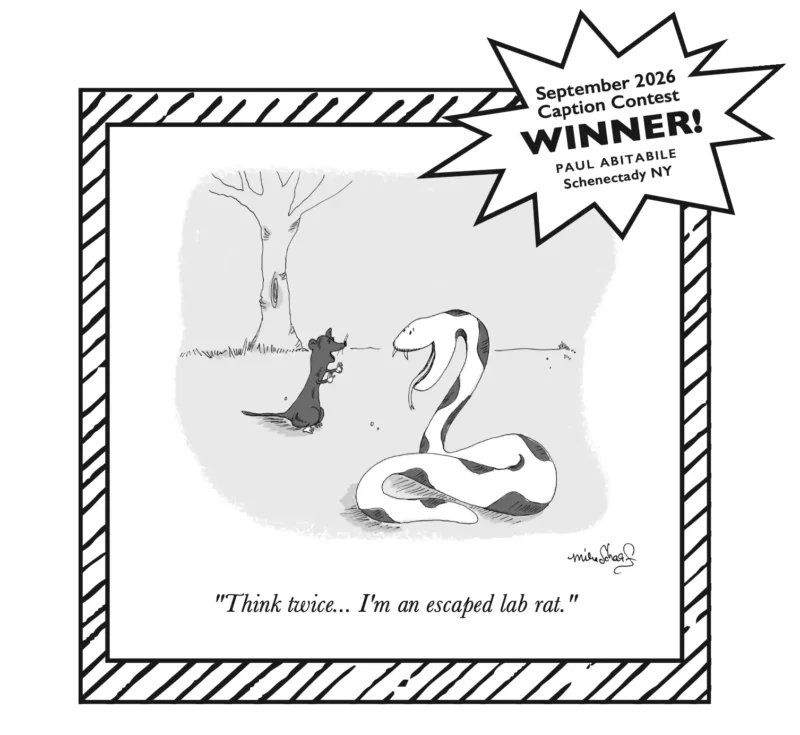 September 2026 Caption Contest Winner