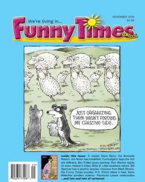 cover of november 2026 funny times